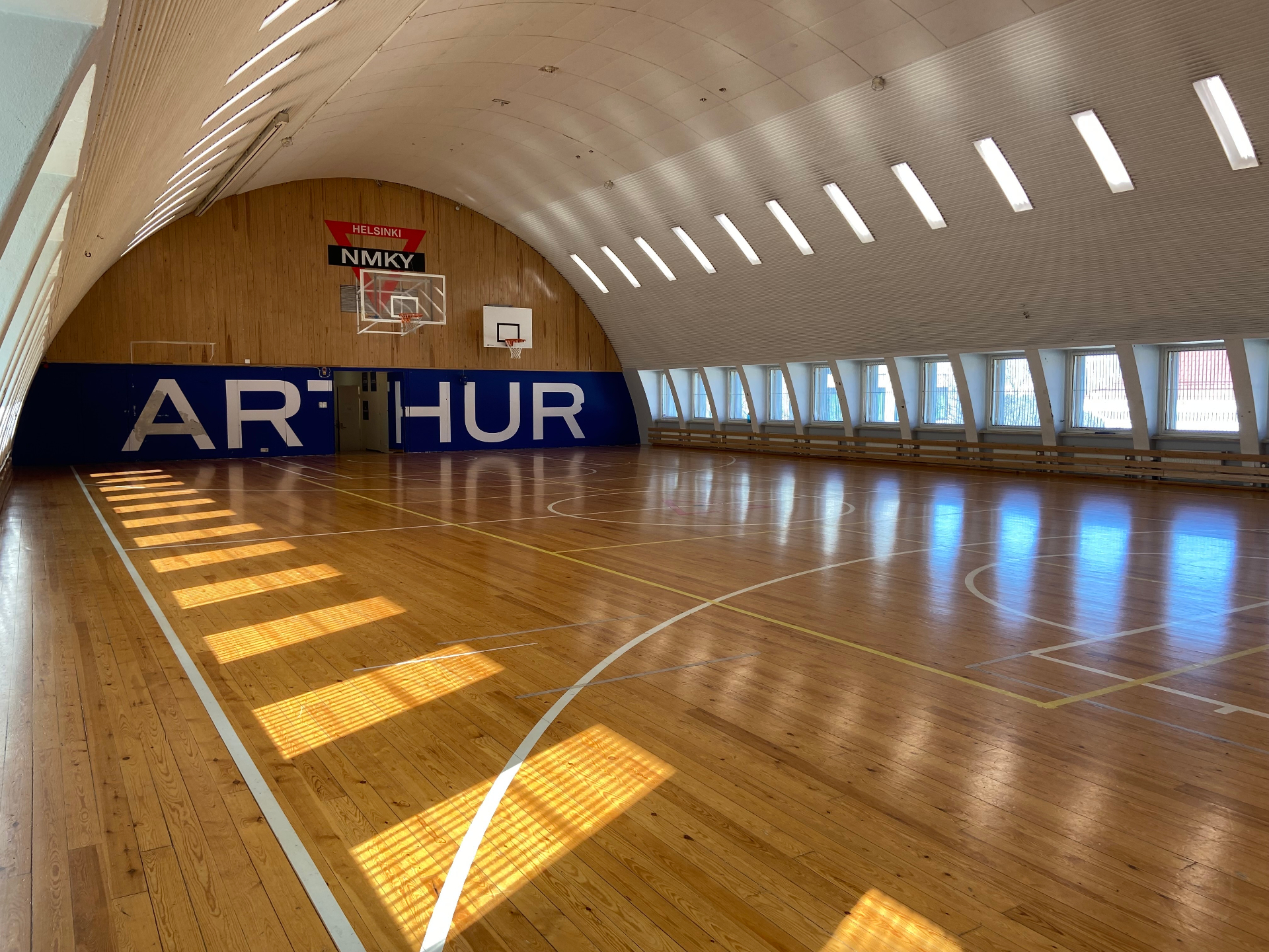 Hotel Arthur basketball court in Helsinki